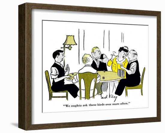 Hazel Cartoon-Ted Key-Framed Giclee Print