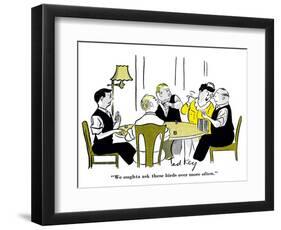 Hazel Cartoon-Ted Key-Framed Giclee Print