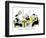 Hazel Cartoon-Ted Key-Framed Giclee Print