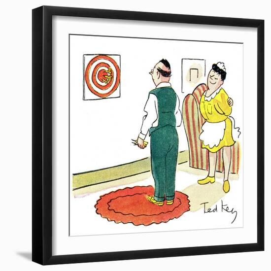 Hazel Cartoon-Ted Key-Framed Premium Giclee Print