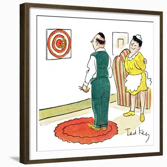 Hazel Cartoon-Ted Key-Framed Giclee Print