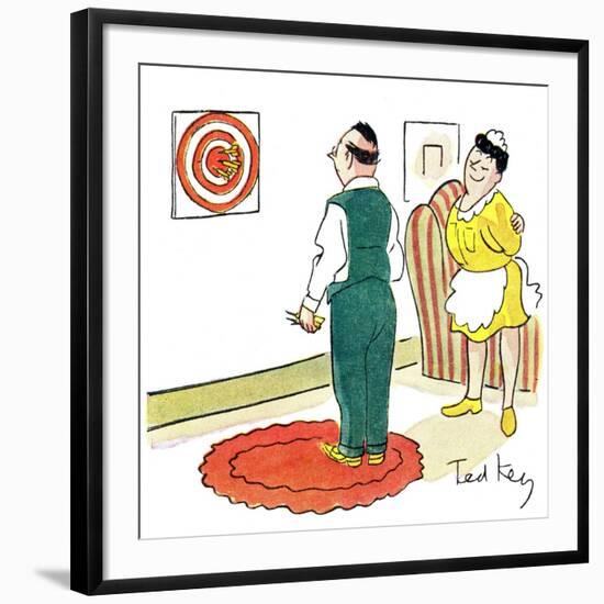 Hazel Cartoon-Ted Key-Framed Giclee Print