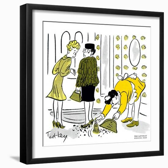 Hazel Cartoon-Ted Key-Framed Giclee Print