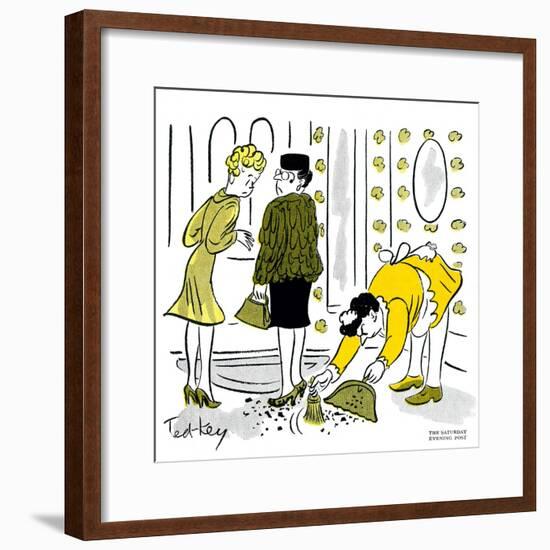 Hazel Cartoon-Ted Key-Framed Giclee Print