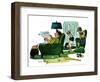 Hazel Cartoon-Ted Key-Framed Giclee Print