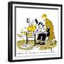 Hazel Cartoon-Ted Key-Framed Giclee Print