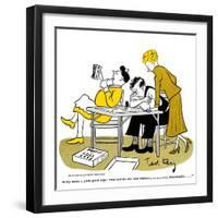 Hazel Cartoon-Ted Key-Framed Giclee Print