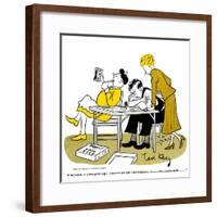 Hazel Cartoon-Ted Key-Framed Giclee Print