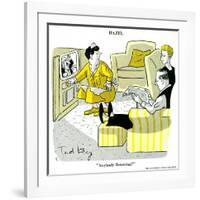 Hazel Cartoon-Ted Key-Framed Giclee Print