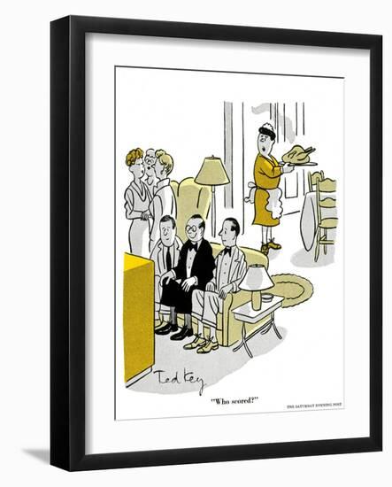 Hazel Cartoon-Ted Key-Framed Giclee Print