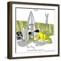 Hazel Cartoon-Ted Key-Framed Giclee Print