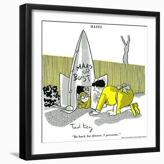 Hazel Cartoon-Ted Key-Framed Giclee Print