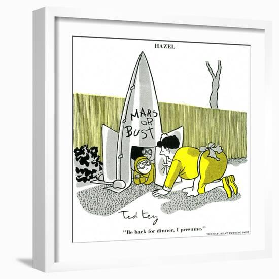 Hazel Cartoon-Ted Key-Framed Giclee Print