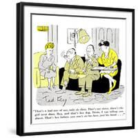 Hazel Cartoon-Ted Key-Framed Giclee Print