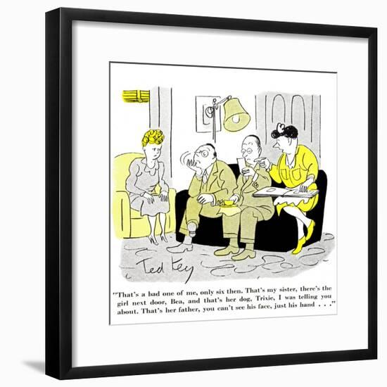 Hazel Cartoon-Ted Key-Framed Giclee Print