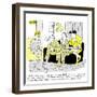 Hazel Cartoon-Ted Key-Framed Giclee Print