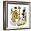 Hazel Cartoon-Ted Key-Framed Giclee Print