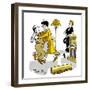 Hazel Cartoon-Ted Key-Framed Giclee Print