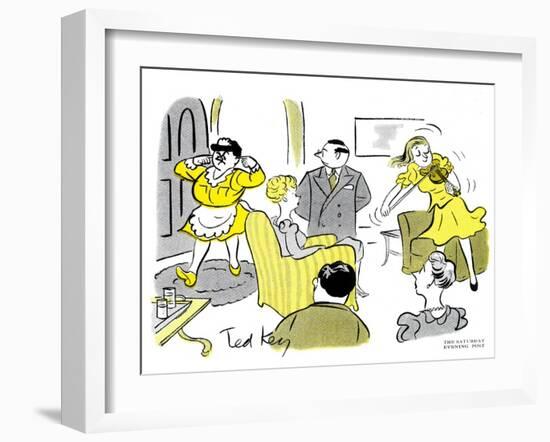 Hazel Cartoon-Ted Key-Framed Giclee Print