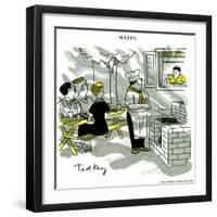 Hazel Cartoon-Ted Key-Framed Giclee Print