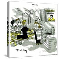 Hazel Cartoon-Ted Key-Stretched Canvas