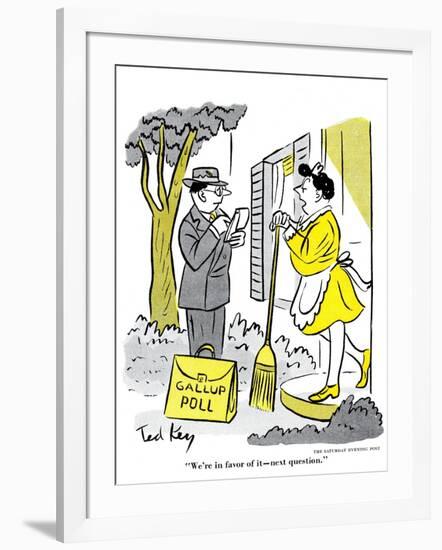 Hazel Cartoon-Ted Key-Framed Giclee Print