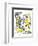 Hazel Cartoon-Ted Key-Framed Giclee Print