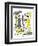 Hazel Cartoon-Ted Key-Framed Giclee Print