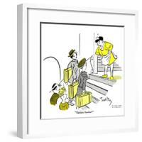 Hazel Cartoon-Ted Key-Framed Giclee Print