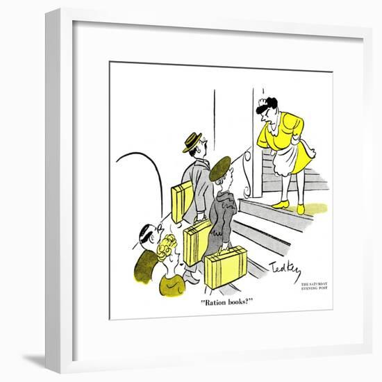 Hazel Cartoon-Ted Key-Framed Giclee Print