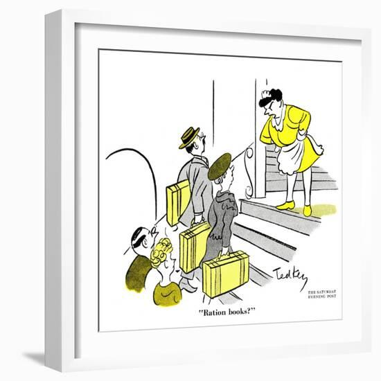 Hazel Cartoon-Ted Key-Framed Giclee Print