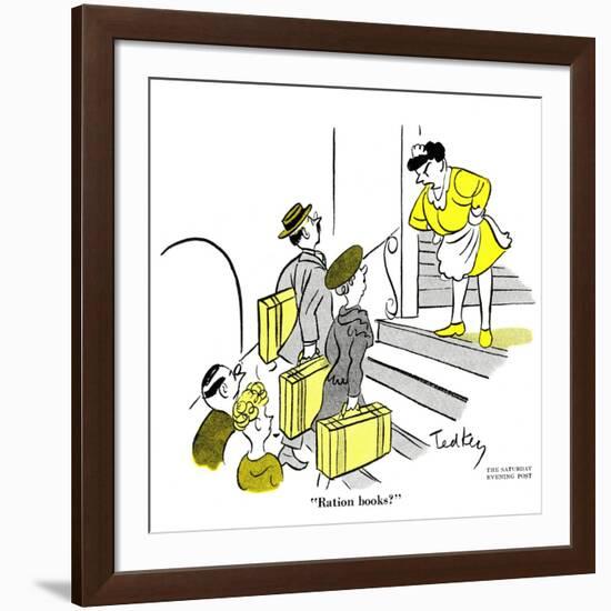 Hazel Cartoon-Ted Key-Framed Giclee Print