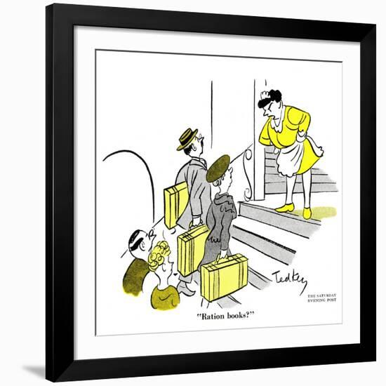 Hazel Cartoon-Ted Key-Framed Giclee Print