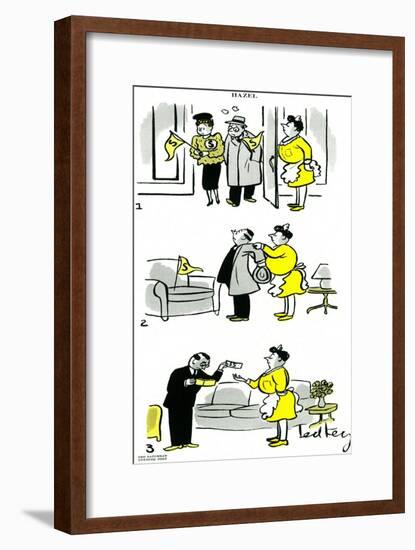 Hazel Cartoon-Ted Key-Framed Giclee Print