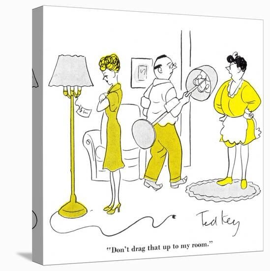 Hazel Cartoon-Ted Key-Stretched Canvas