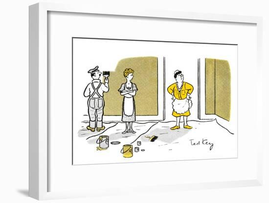 Hazel Cartoon-Ted Key-Framed Giclee Print