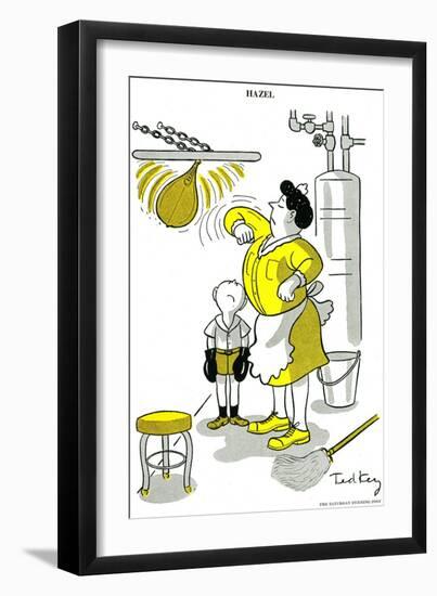 Hazel Cartoon-Ted Key-Framed Premium Giclee Print