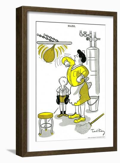 Hazel Cartoon-Ted Key-Framed Giclee Print