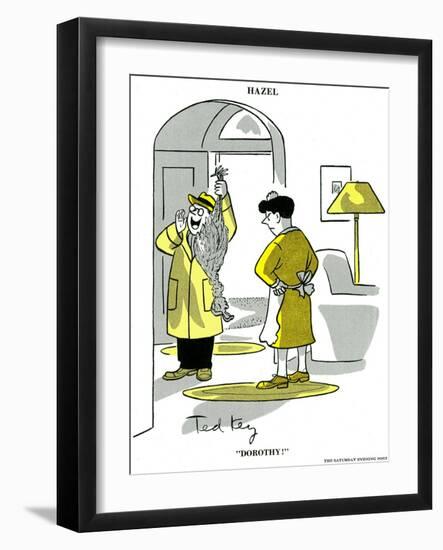 Hazel Cartoon-Ted Key-Framed Giclee Print