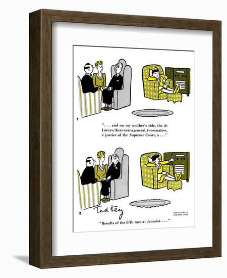 Hazel Cartoon-Ted Key-Framed Giclee Print