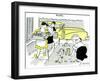 Hazel Cartoon-Ted Key-Framed Giclee Print