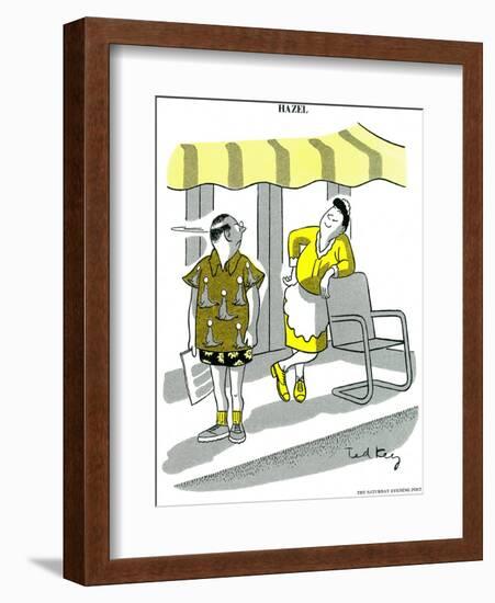 Hazel Cartoon-Ted Key-Framed Giclee Print