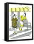 Hazel Cartoon-Ted Key-Framed Stretched Canvas