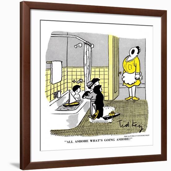 Hazel Cartoon-Ted Key-Framed Giclee Print