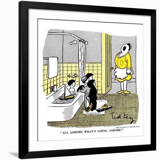 Hazel Cartoon-Ted Key-Framed Giclee Print