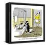 Hazel Cartoon-Ted Key-Framed Stretched Canvas