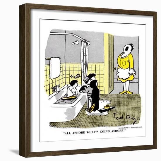 Hazel Cartoon-Ted Key-Framed Giclee Print