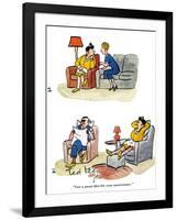 Hazel Cartoon-Ted Key-Framed Giclee Print