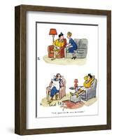 Hazel Cartoon-Ted Key-Framed Giclee Print