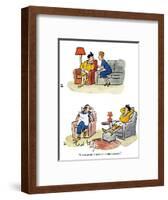 Hazel Cartoon-Ted Key-Framed Giclee Print